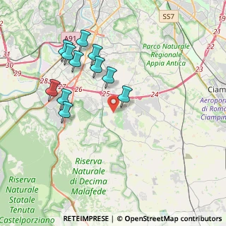 Mappa Largo Christian Doppler, 00134 Fonte Laurentina RM, Italia (4.10636)