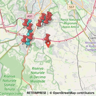 Mappa Largo Christian Doppler, 00134 Fonte Laurentina RM, Italia (4.39143)