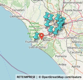 Mappa Via Bergantino, 00119 Roma RM, Italia (13.62667)