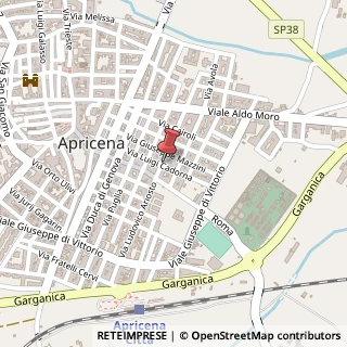 Mappa Via Luigi Cadorna, 56, 71011 Apricena, Foggia (Puglia)