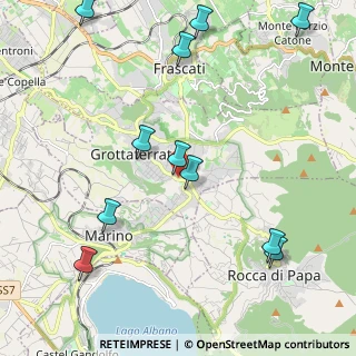 Mappa Via delle Sorgenti di Squarciarelli, 00046 Grottaferrata RM, Italia (2.72833)