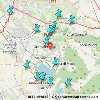 Mappa Via delle Sorgenti di Squarciarelli, 00046 Grottaferrata RM, Italia (5.07714)