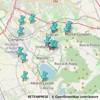 Mappa Via Isonzo, 00046 Grottaferrata RM, Italia (4.34786)