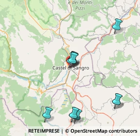 Mappa Via Domenico Vaccaro, 67031 Castel di Sangro AQ, Italia (8.66273)
