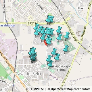 Mappa Via dell'Ospedaletto, 00043 Ciampino RM, Italia (0.38214)