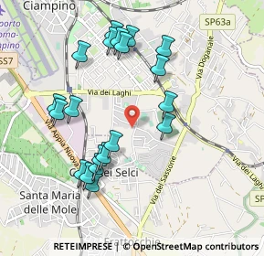 Mappa Via dell'Ospedaletto, 00043 Ciampino RM, Italia (1.0315)