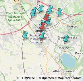 Mappa Via Enzo Ferrari, 00043 Zona Industriale Appia Nuova RM, Italia (3.72308)