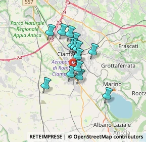 Mappa Via Enzo Ferrari, 00043 Zona Industriale Appia Nuova RM, Italia (2.54571)