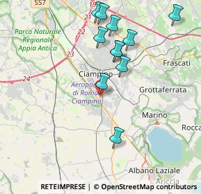 Mappa Via Enzo Ferrari, 00043 Zona Industriale Appia Nuova RM, Italia (4.19364)