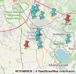 Mappa Via Enzo Ferrari, 00043 Zona Industriale Appia Nuova RM, Italia (4.02636)