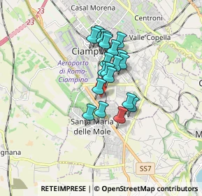 Mappa Via Enzo Ferrari, 00043 Zona Industriale Appia Nuova RM, Italia (1.277)