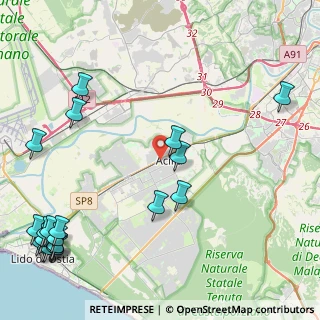 Mappa Via della Stazione di Acilia, 00125 Roma RM, Italia (6.824)