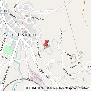 Mappa Contrada Vallocchie, 4, 67031 Castel di Sangro, L'Aquila (Abruzzo)
