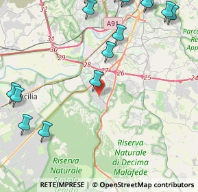 Mappa Via Armando Bussi, 00128 Roma RM, Italia (6.978)