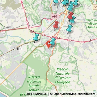 Mappa Via Armando Bussi, 00128 Roma RM, Italia (6.31769)