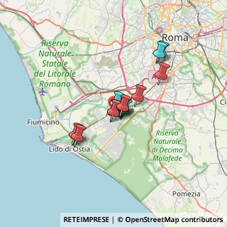 Mappa Via Giovanni da Pian del Carpine, 00125 Roma RM, Italia (4.76786)