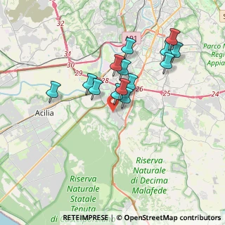 Mappa Via Andromeda, 00128 Roma RM, Italia (3.41786)