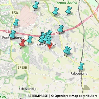 Mappa Vicolo del Fosso di Tor Pagnotta, 00134 Roma RM, Italia (2.0825)