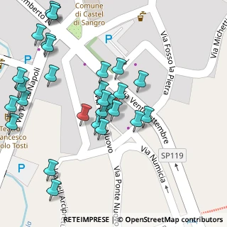 Mappa Via dell Arcipretura, 67031 Castel di Sangro AQ, Italia (0.05)