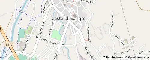 Mappa Castel di Sangro