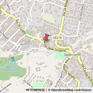 Mappa Via delle Sorgenti di Squarciarelli, 42, 00046 Grottaferrata, Roma (Lazio)