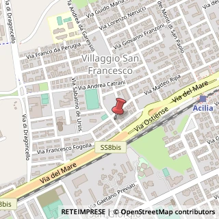 Mappa Via Andrea da Garessio, 24, 00126 Roma, Roma (Lazio)