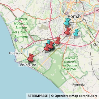 Mappa Via Maranello, 00125 Roma RM, Italia (5.08067)
