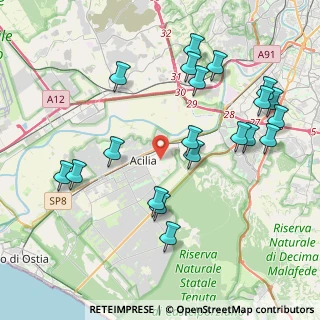 Mappa Via Maranello, 00125 Roma RM, Italia (4.747)