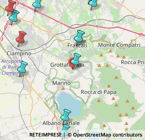 Mappa Via Don Annideo Pandolfi, 00046 Grottaferrata RM, Italia (6.32385)