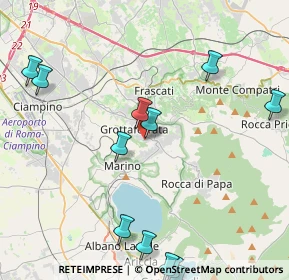 Mappa Via Don Annideo Pandolfi, 00046 Grottaferrata RM, Italia (5.86308)