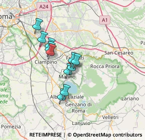 Mappa Via Don Annideo Pandolfi, 00046 Grottaferrata RM, Italia (5.49909)