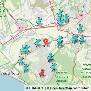 Mappa Via G. Coletti, 00125 Roma RM, Italia (5.017)
