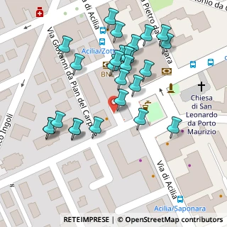 Mappa Piazza S.Leonardo da Porto Maurizio, 00100 Acilia RM, Italia (0.06577)