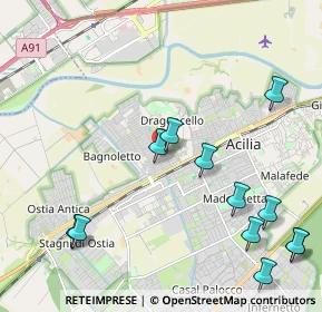Mappa Via Nicolo Balanzano, 00126 Roma RM, Italia (2.75583)