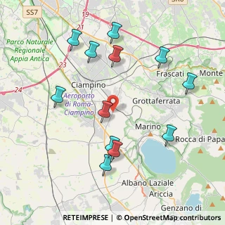 Mappa Via Asti, 00043 Ciampino RM, Italia (4.56667)