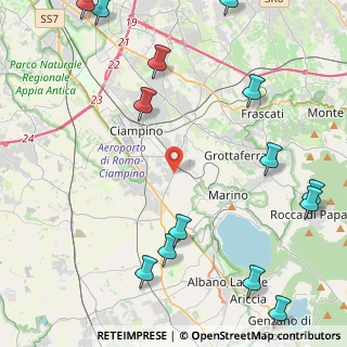 Mappa Via Asti, 00043 Ciampino RM, Italia (6.61429)