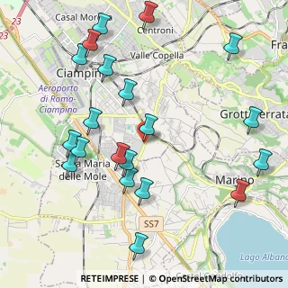 Mappa Via Asti, 00043 Ciampino RM, Italia (2.5365)