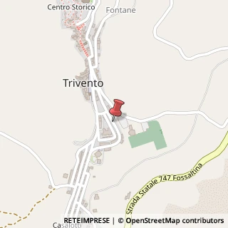 Mappa Corso g. marconi 38, 86029 Trivento, Campobasso (Molise)