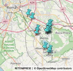 Mappa Via Novara, 00043 Ciampino RM, Italia (5.75533)