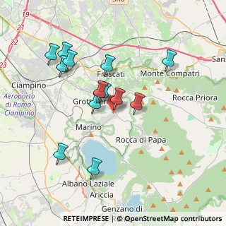 Mappa Vicolo V. Veneto, 00046 Grottaferrata RM, Italia (3.76231)