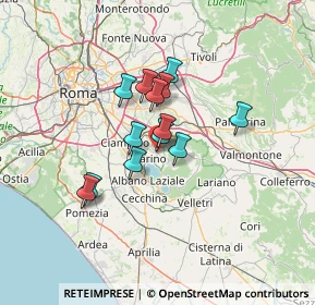 Mappa Vicolo V. Veneto, 00046 Grottaferrata RM, Italia (9.91846)