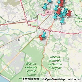 Mappa Viale Odone Belluzzi, 00128 Roma RM, Italia (7.35316)