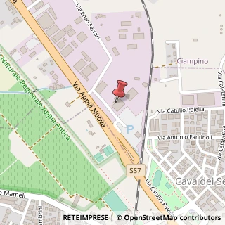 Mappa Via Luigi Bandini, 13-15, 00043 Ciampino, Roma (Lazio)