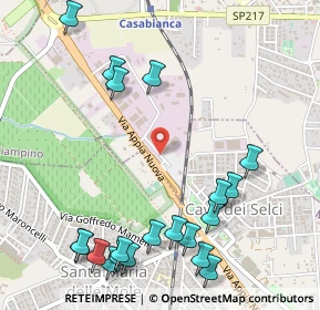 Mappa Via Luigi Bandini, 00043 Zona Industriale Appia Nuova RM, Italia (0.711)