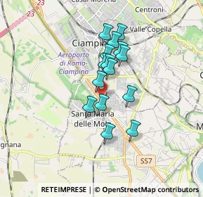 Mappa Via Luigi Bandini, 00043 Zona Industriale Appia Nuova RM, Italia (1.34467)