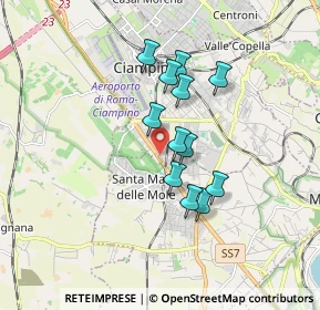Mappa Via Luigi Bandini, 00043 Zona Industriale Appia Nuova RM, Italia (1.42083)