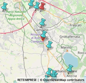 Mappa Via Luigi Bandini, 00043 Zona Industriale Appia Nuova RM, Italia (6.76313)