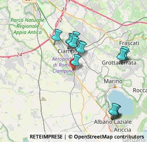 Mappa Via Luigi Bandini, 00043 Zona Industriale Appia Nuova RM, Italia (4.056)