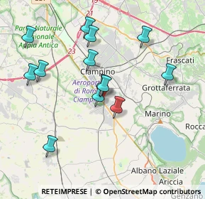 Mappa Via Luigi Bandini, 00043 Zona Industriale Appia Nuova RM, Italia (3.90077)