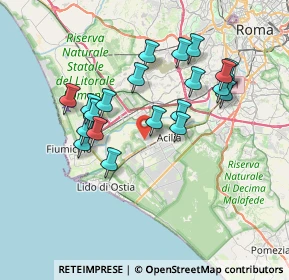 Mappa Via Calvignano, 00119 Roma RM, Italia (7.091)